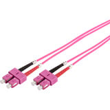 Digitus LWL patchkabel, duplex, SC > SC stik, multimode OM4 Violet