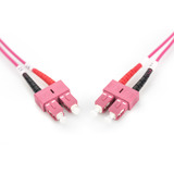 Digitus LWL patchkabel, duplex, SC > SC stik, multimode OM4 Violet