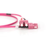 Digitus LWL patchkabel, duplex, SC > SC stik, multimode OM4 Violet