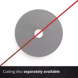 EINHELL Power X-Change batteri vinkelsliber TE-AG 18/115-2 Li - Solo, 18 Volt Rød/Sort