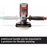 EINHELL Power X-Change batteri vinkelsliber TE-AG 18/115-2 Li - Solo, 18 Volt Rød/Sort