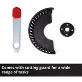 EINHELL Power X-Change batteri vinkelsliber TE-AG 18/115-2 Li - Solo, 18 Volt Rød/Sort