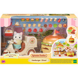 EPOCH Sylvanian Families - Mobil hamburgerbod med figur, Bygge legetøj 