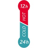 Emsa Bludrop Color N31110 Dagligt forbrug 700 ml Rustfrit stål Grøn, Termokande benzin, 700 ml, Dagligt forbrug, Grøn, Rustfrit stål, 12 t, 6 t
