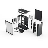 Fractal Design Define One Dark TG Light Tint, Towerkabinet Sort