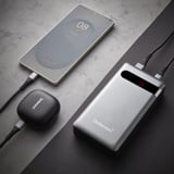 Intenso PD20000 Power Delivery Lithium polymer (LiPo) 20000 mAh Anthracit, Power Bank grå, 20000 mAh, Lithium polymer (LiPo), Quick Charge 3.0, Anthracit