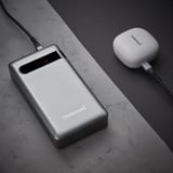 Intenso PD20000 Power Delivery Lithium polymer (LiPo) 20000 mAh Anthracit, Power Bank grå, 20000 mAh, Lithium polymer (LiPo), Quick Charge 3.0, Anthracit