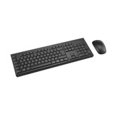 Kensington KM150 EQ trådløst skrivebordssæt, Desktop sæt Sort, DE-layout, Membran , Trådløs, RF trådløst, Membran, QWERTZ, Sort, Mus inkluderet