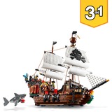 LEGO Creator Piratskib, Bygge legetøj Byggesæt, 9 År, 1262 stk, 2,03 kg