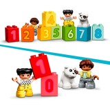 LEGO DUPLO Mit første Tog med tal – lær at tælle, Bygge legetøj Byggesæt, Plast, 23 stk, 532 g