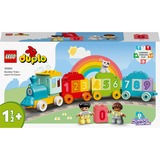 LEGO DUPLO Mit første Tog med tal – lær at tælle, Bygge legetøj Byggesæt, Plast, 23 stk, 532 g