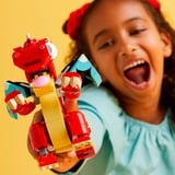 LEGO Rød drage Byggeklodser, Bygge legetøj Byggesæt, 6 År, Plast, 149 stk, 185 g