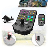 Logitech Farm Sim Vehicle Side Panel Sort USB 2.0 speciel Analog/digital PC, Instrument panel speciel, PC, Analog/digital, Ledningsført, USB 2.0, Sort
