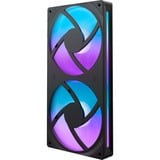NZXT F240 RGB CORE, Sag fan Sort