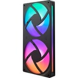 NZXT F240 RGB CORE, Sag fan Sort