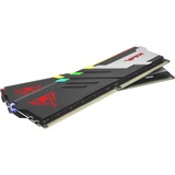 Patriot Viper RGB PVVR532G560C36K hukommelsesmodul 32 GB 2 x 16 GB DDR5 5600 Mhz Fejlkorrigerende kode Sort/Hvid, 32 GB, 2 x 16 GB, DDR5, 5600 Mhz