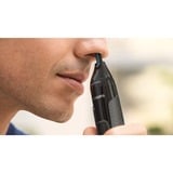 Philips 3000 series Nose trimmer series 3000 NT3650/16 Næse-, øre- & øjenbrynstrimmer, Næse / Ohrenhaartrimmer grå/Sort, øre- & øjenbrynstrimmer, Grå, Rustfrit stål, Batteri, AA, Alkaline