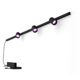 Philips Hue White & Color Ambiance Perifo Basis-Set Væglampe 3 spots Sort