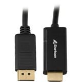 Sharkoon Adapterkabel Displayport 1.2 > HDMI 4K Sort