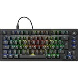 Sharkoon SKILLER SGK25, Gaming-tastatur Sort, DE-layout, Huano Red