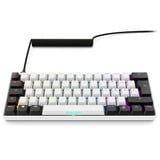 Sharkoon SKILLER SGK50 S4 Gen2, Gaming-tastatur Hvid, DE-layout, Gateron Yellow