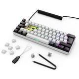Sharkoon SKILLER SGK50 S4 Gen2, Gaming-tastatur Hvid, DE-layout, Gateron Yellow