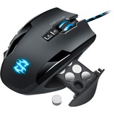 Sharkoon Skiller SGM1 mus Højre hånd USB Type-A Optisk 10800 dpi, Gaming mus Sort, Højre hånd, Optisk, USB Type-A, 10800 dpi, 8000 fps, Sort