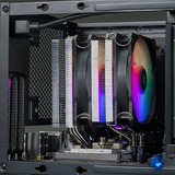 SilverStone Hydrogon D120 Processor Luftkøler 12 cm Sort 1 stk, CPU køler Luftkøler, 12 cm, 56,23 kubikfod/min., Sort