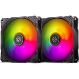 SilverStone Hydrogon D120 Processor Luftkøler 12 cm Sort 1 stk, CPU køler Luftkøler, 12 cm, 56,23 kubikfod/min., Sort