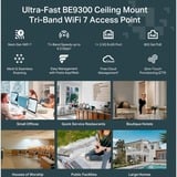 TP-Link Festa F76 Hvid Strøm over Ethernet (PoE), Adgangspunktet 2.4 GHz, 5 GHz, 6 GHz, WPA-Enterprise, WPA-Personal, WPA2-Enterprise, WPA2-Personal, WPA3-Enterprise, WPA3-Personal, 2500 Mbit/s