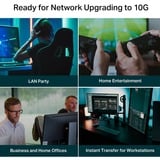 TP-Link TL-SX105, Switch grå