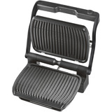 Tefal OptiGrill + GC7128 kontaktgrill Sort, Sort, Rustfrit stål, Rektangulær, Aluminium, Termoplast, Klar, Temperatur