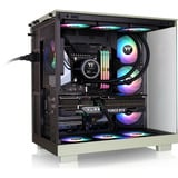 Thermaltake CA-11E-00MEWN-WS, Towerkabinet lysegrøn/træ