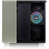 Thermaltake CA-11E-00MEWN-WS, Towerkabinet lysegrøn/træ
