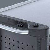 Wera 9702 Tool Rebel Værkstedsvogn Stainless XXL 2, med udstyr, Værktøj Rulleborde værktøjsvogn Sort/Sølv