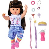 ZAPF Creation Sister brunette, Dukke BABY born Sister brunette, Stor dukke, Hunstik, 4 År, Pige, 430 mm, 1,74 kg