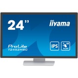 iiyama ProLite T2452MSC-W1 computerskærm 60,5 cm (23.8") 1920 x 1080 pixel Fuld HD LCD Berøringsskærm Multibruger Hvid, LED-skærm Hvid/Sort, 60,5 cm (23.8"), 1920 x 1080 pixel, Fuld HD, LCD, 14 ms, Hvid