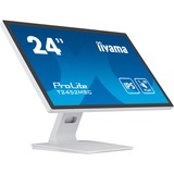 iiyama ProLite T2452MSC-W1 computerskærm 60,5 cm (23.8") 1920 x 1080 pixel Fuld HD LCD Berøringsskærm Multibruger Hvid, LED-skærm Hvid/Sort, 60,5 cm (23.8"), 1920 x 1080 pixel, Fuld HD, LCD, 14 ms, Hvid