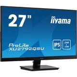 iiyama ProLite XU2792QSU-B1 computerskærm 68,6 cm (27") 2560 x 1440 pixel WQXGA LED Sort, LED-skærm Sort, 68,6 cm (27"), 2560 x 1440 pixel, WQXGA, LED, 5 ms, Sort