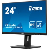 iiyama ProLite XUB2493HS-B6 computerskærm 60,5 cm (23.8") 1920 x 1080 pixel Fuld HD LED Sort, LED-skærm Sort (mat), 60,5 cm (23.8"), 1920 x 1080 pixel, Fuld HD, LED, 0,5 ms, Sort