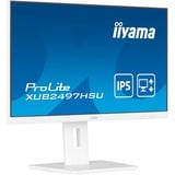 iiyama ProLite XUB2497HSU-W2 computerskærm 60,5 cm (23.8") 1920 x 1080 pixel Fuld HD LED Hvid, LED-skærm hvid (mat), 60,5 cm (23.8"), 1920 x 1080 pixel, Fuld HD, LED, 1 ms, Hvid