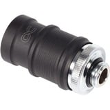 Alphacool ES Schnellverschluss BLH1A PushIn Hun AG, Forbindelse Chrome/black (matte)