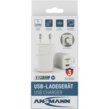Ansmann 1001-0154, Oplader Hvid