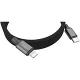 Ansmann Magnetisk USB Type-C til Lightning opladningskabel Sort