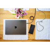 Ansmann Magnetisk USB Type-C til Lightning opladningskabel Sort