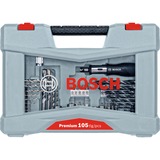 Bosch Premium X-Line Boresæt 24 stk, Boremaskine &amp; bit sæt Grøn, Boremaskine, Boresæt, Beton, Metal, Træ, 3 - 10 mm, 2 - 6 mm, Grå, Rustfrit stål