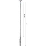 Bosch SDS plus-7X 1 stk, Boremaskine Borehammer, 6,5 mm, 315 mm, Mursten, Beton, Hård beton, Naturlig sten, Sandsten, Sten, 25 cm, SDS-plus