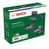 Bosch Startpakke 18V (PBA 2.0Ah + PBA 4.0Ah + AL 18V-20), Sæt Sort
