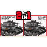 COBI Panzer 38(t) / (ČKD) LT vz.38, Bygge legetøj 