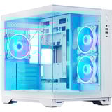 Chieftec GM-30W-TG-OP computeretui Terning Hvid, Towerkabinet Hvid, Terning, PC, Hvid, ATX, micro ATX, Mini-ITX, Spil, Flere